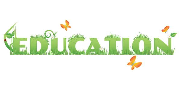 Green Education — Stock Vector