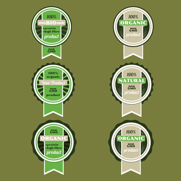 Φορέα που από τη ρετρό πράσινο κονκάρδες — Διανυσματικό Αρχείο