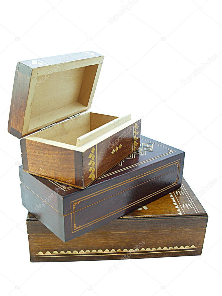 Wooden jewellery boxe
