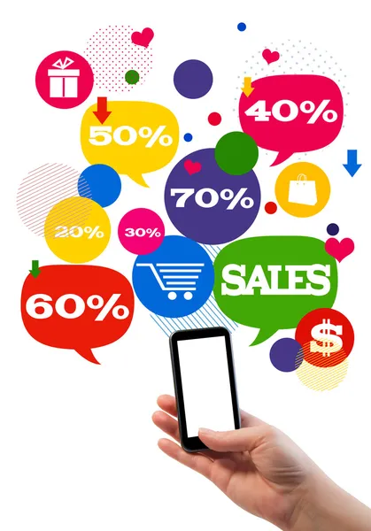 Online satış alışveriş ya da salonu iş şablonu.