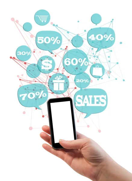 Online satış alışveriş ya da salonu iş şablonu.