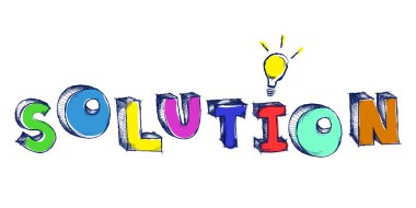 yarım yamalak renkli word çözümünü ampul ile