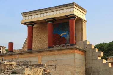 knossos Sarayı Girit antik kalıntılar
