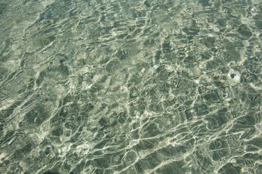 Şeffaf açık yumuşak sakinleştirmek su yüzey arka plan