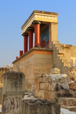 knossos Sarayı Girit antik kalıntılar