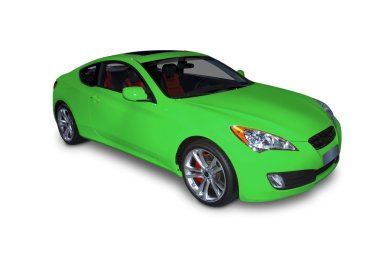 Green Sports Car