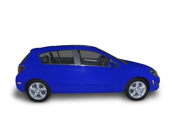Blauwe compacte hybride — Stockfoto
