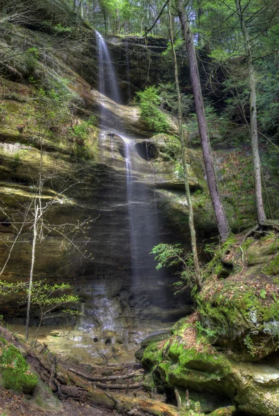 Vodopád v hocking hills ohio — Stock fotografie