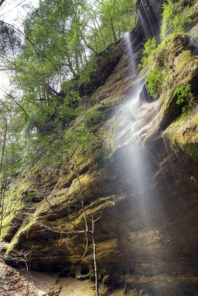 Cascata in Hocking HIlls Ohio — Foto Stock