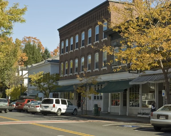 Huvudsakliga gatan u.s.a. — Stockfoto