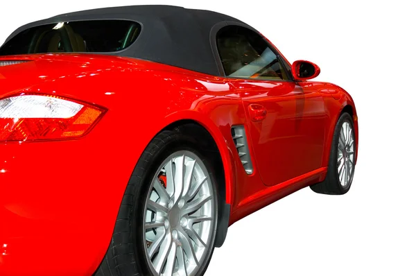 Красный Porsche — стоковое фото