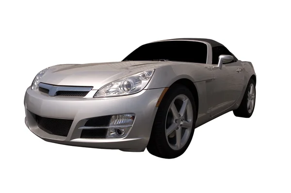 Silver Sports Car — Stock Photo, Image