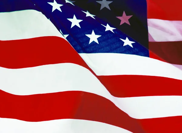 Spojené státy americké vlajky — Stock fotografie