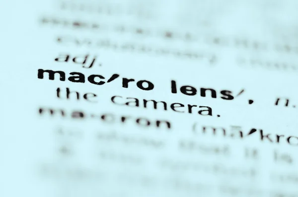 Macro Lens — Stock Photo, Image