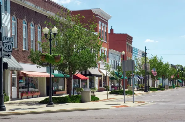 Small Town U.S.A. — Stock Photo, Image