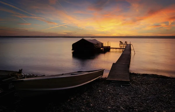 Lago Cayuga Sunrise — Fotografia de Stock