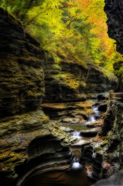 Watkins glen cachoeiras — Fotografia de Stock