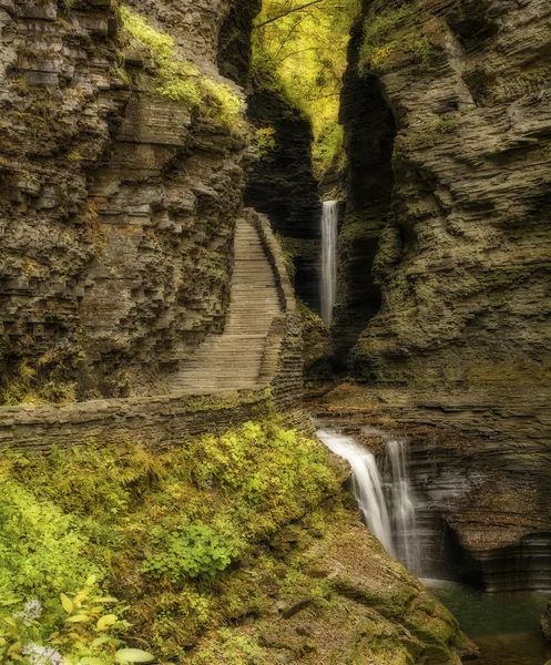 Watkins glen vattenfall — Stockfoto