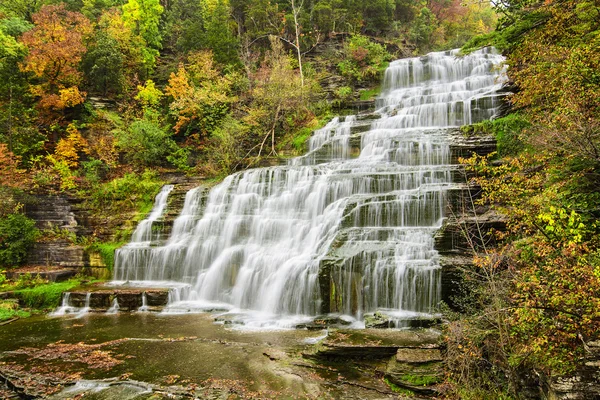 Autumn Waterfall — Stock Photo, Image