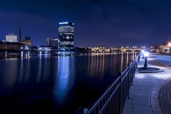 City Lights Skyline — Stock Photo, Image