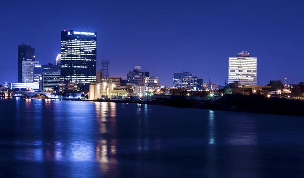 City Lights Skyline — Stock Photo, Image