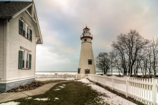 Marblehead маяк — стокове фото