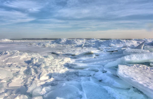 Lake erie ijs — Stockfoto