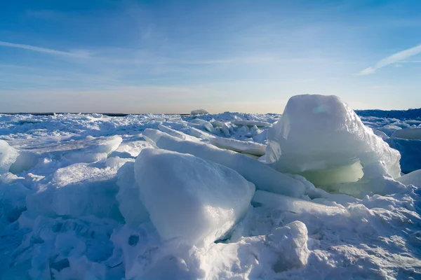 Lake erie ijs — Stockfoto