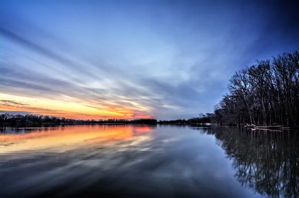River Sunrise — Stock Photo, Image