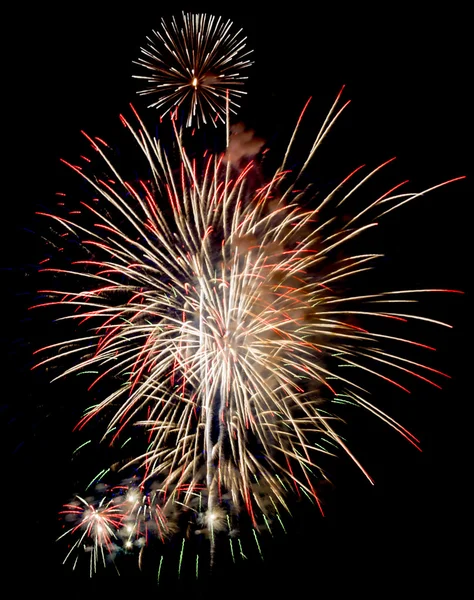 Fuegos artificiales aislados — Foto de Stock