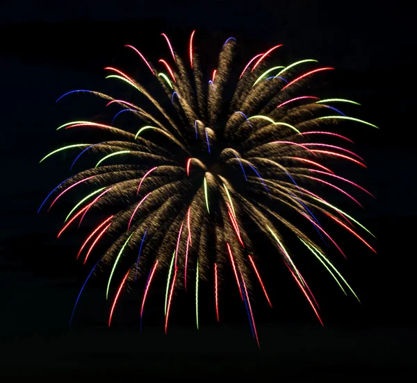 Fuegos artificiales aislados — Foto de Stock