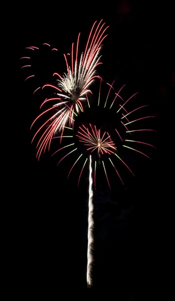 Pinwheel Fireworks Isolated — Stock Photo, Image