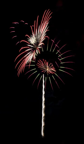 Pinwheel Fuegos artificiales aislados — Foto de Stock