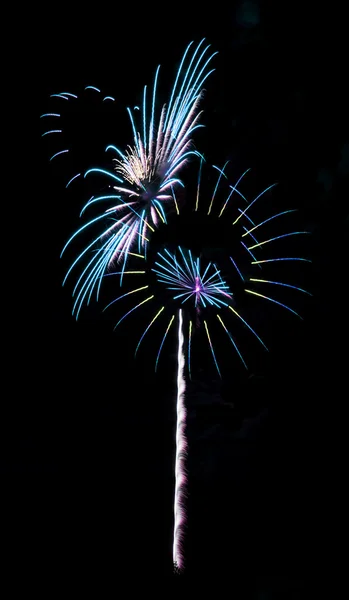 Pinwheel Fireworks Isolated — Stock Photo, Image