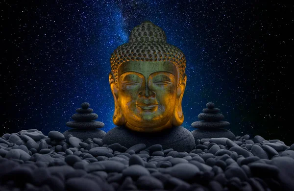 Зображення Будди Камінням — стокове фото