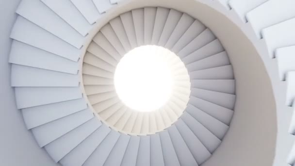 Spiral stair to the future. — Stock Video