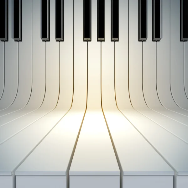 Blank surface from piano keys Royalty Free Stock Images