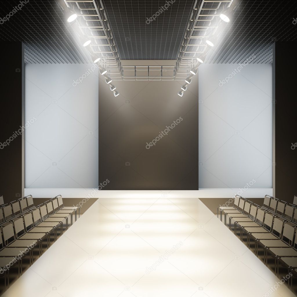 Fashion empty runway. Stock Photo by ©_nav_ 20817171