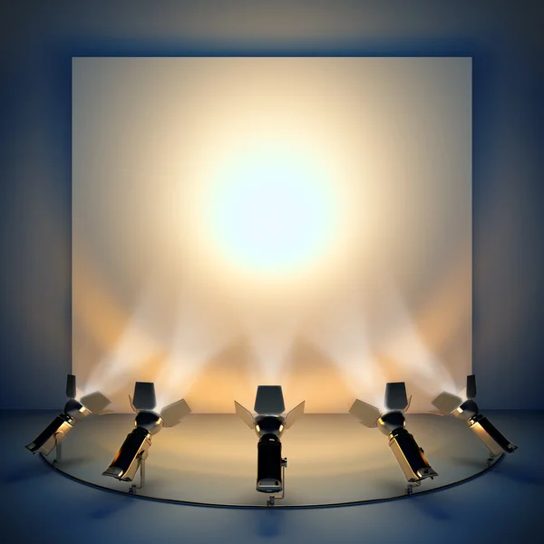 Empty background with stage spotlight. — Stock Photo, Image