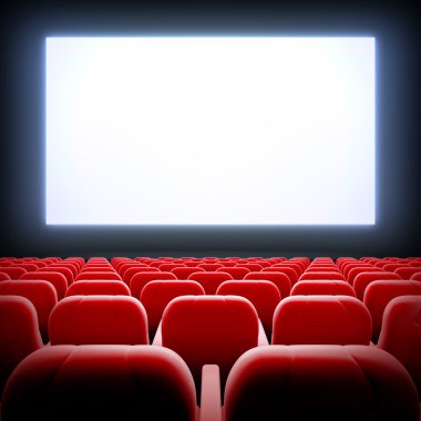 Boş sinema salonu.