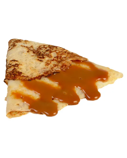 haşlanmış yoğunlaştırılmış süt ile gözleme