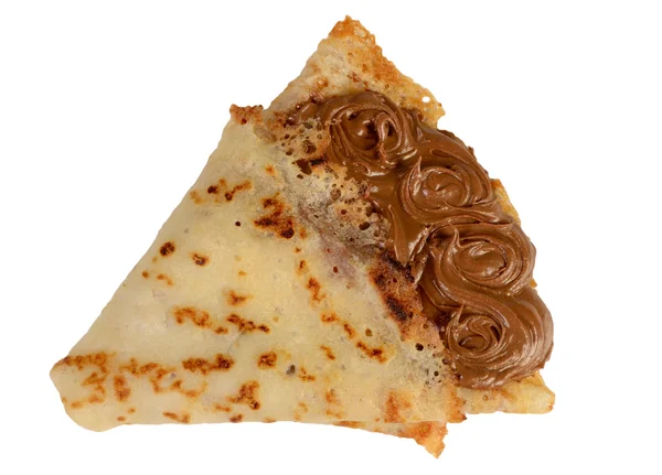 Pannenkoek met chocopasta — Stockfoto