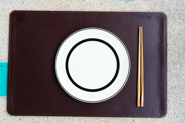 Conjunto de cena y almuerzo general con chuleta —  Fotos de Stock