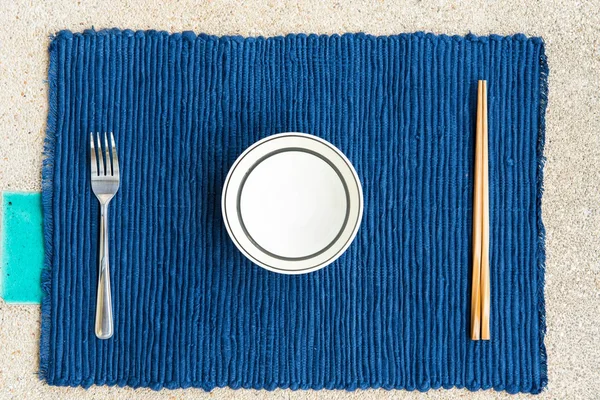 Obecné večeře a oběd s chop stick — Stock fotografie