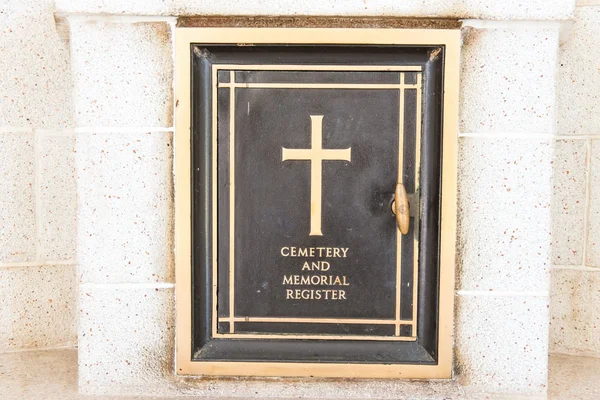Andra världskriget soilder kyrkogården mark i thailand — Stockfoto