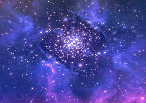 Small part of an infinite star field — Stock Photo, Image