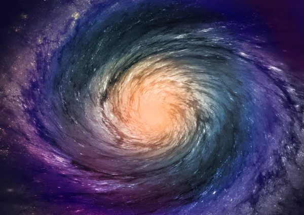 Far away spiral galaxy — Stock Photo, Image