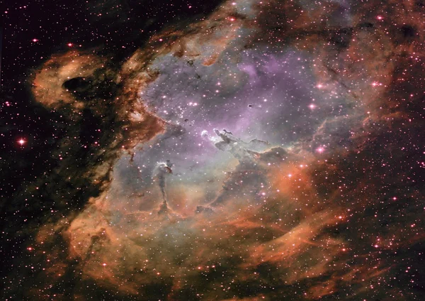 Piccola parte di un campo stellare infinito — Foto Stock