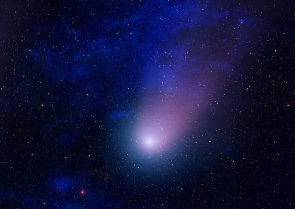 Sonsuz bir yıldız alanının küçük bir parçası