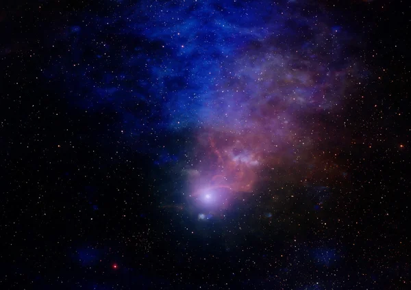 Small part of an infinite star field — Stock Photo, Image